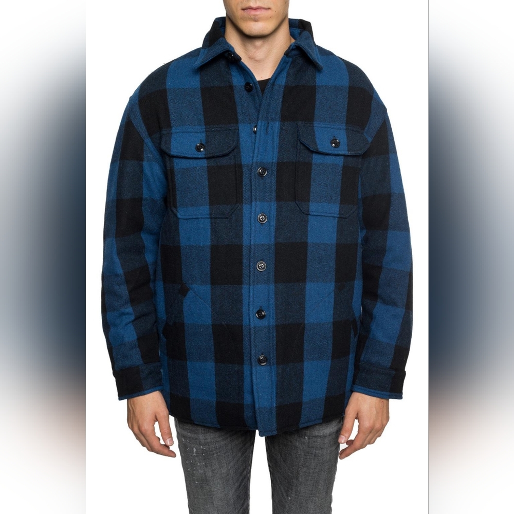 R13 winterized plaid jacket